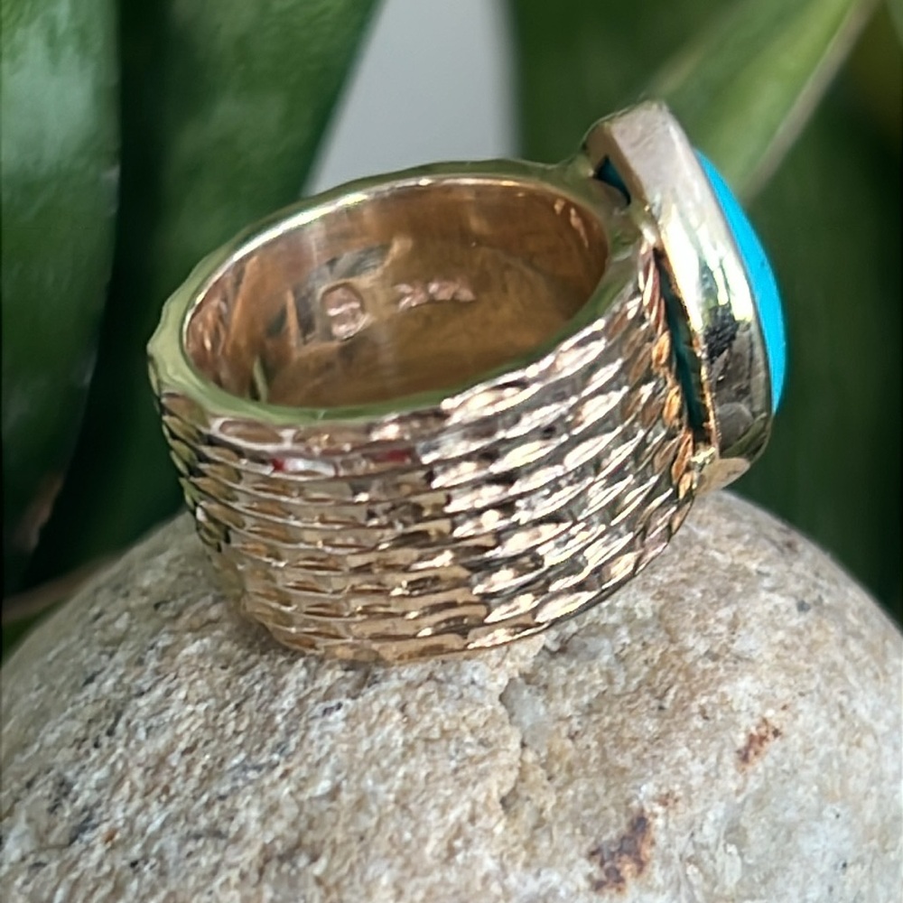 14 karat gold and sleeping beauty ring - Picture 5 of 8